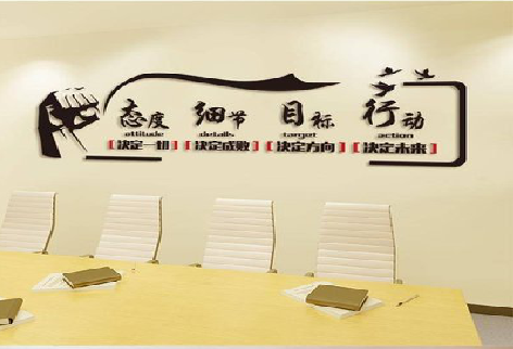 通许企业文化墙主要展示什么？