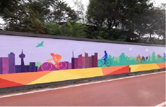 通许墙体彩绘-围墙