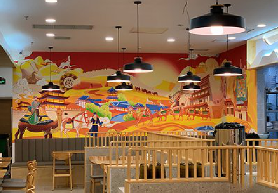 通许商业空间彩绘介绍。