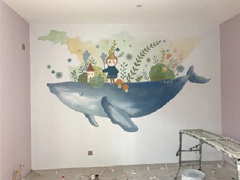 通许手绘墙的特点及优势。